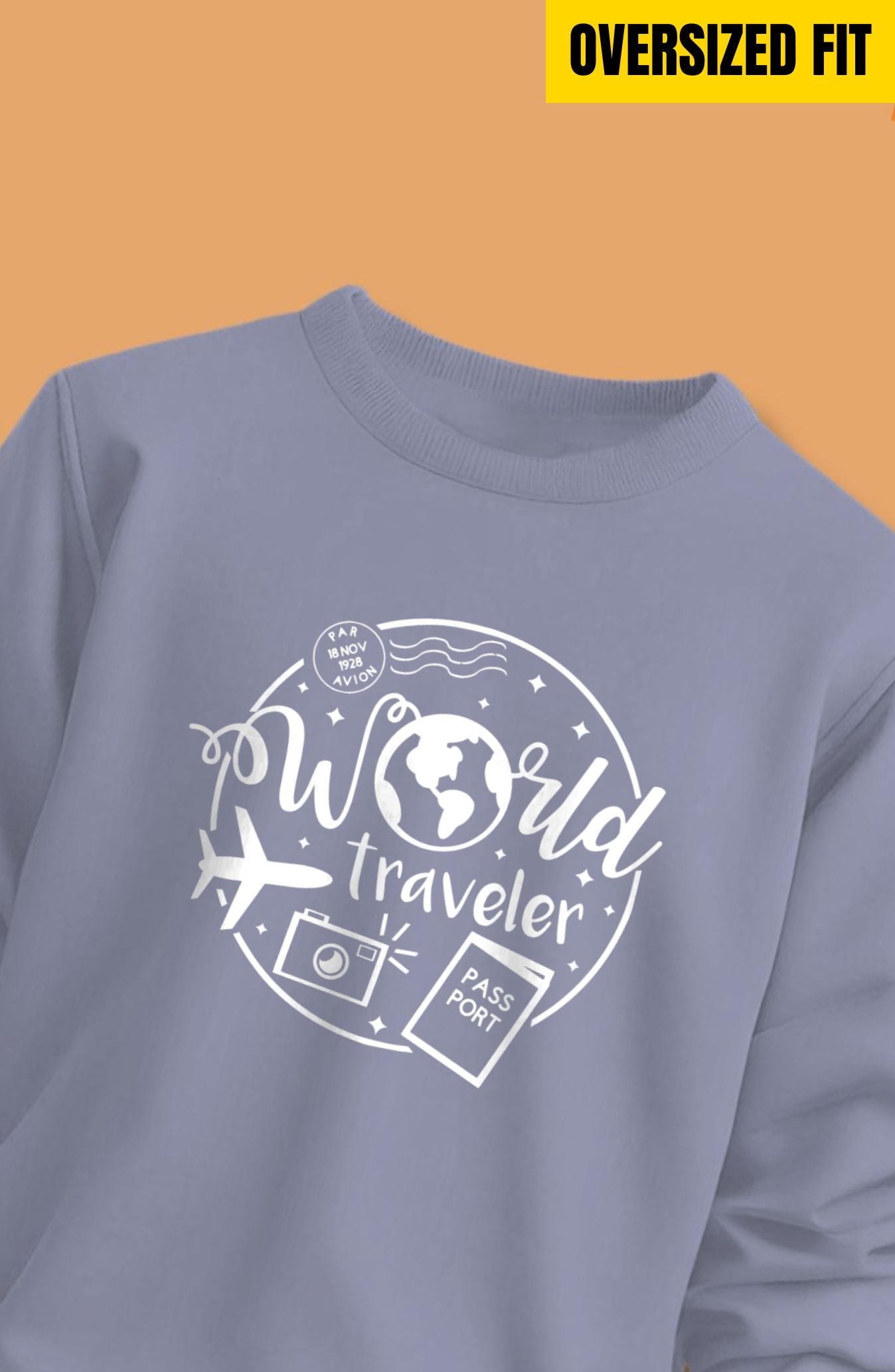 World Traveler Oversized Sweatshirt