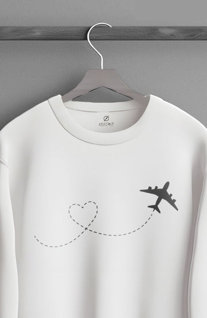 Airplane Heart Classic Sweatshirt