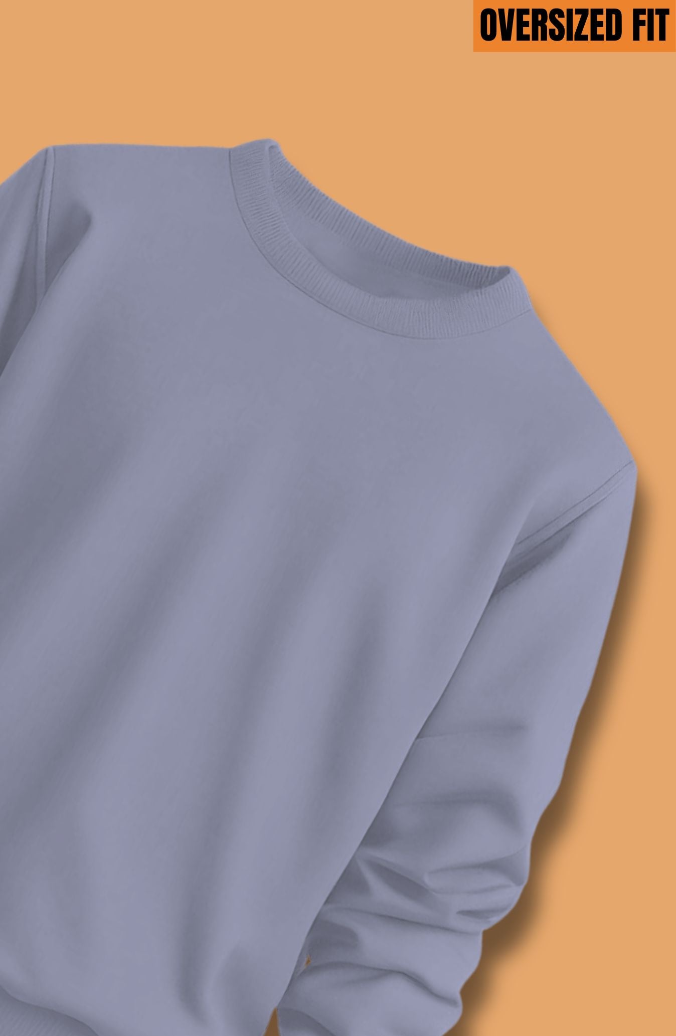 Lavender Oversized Sweatshirt