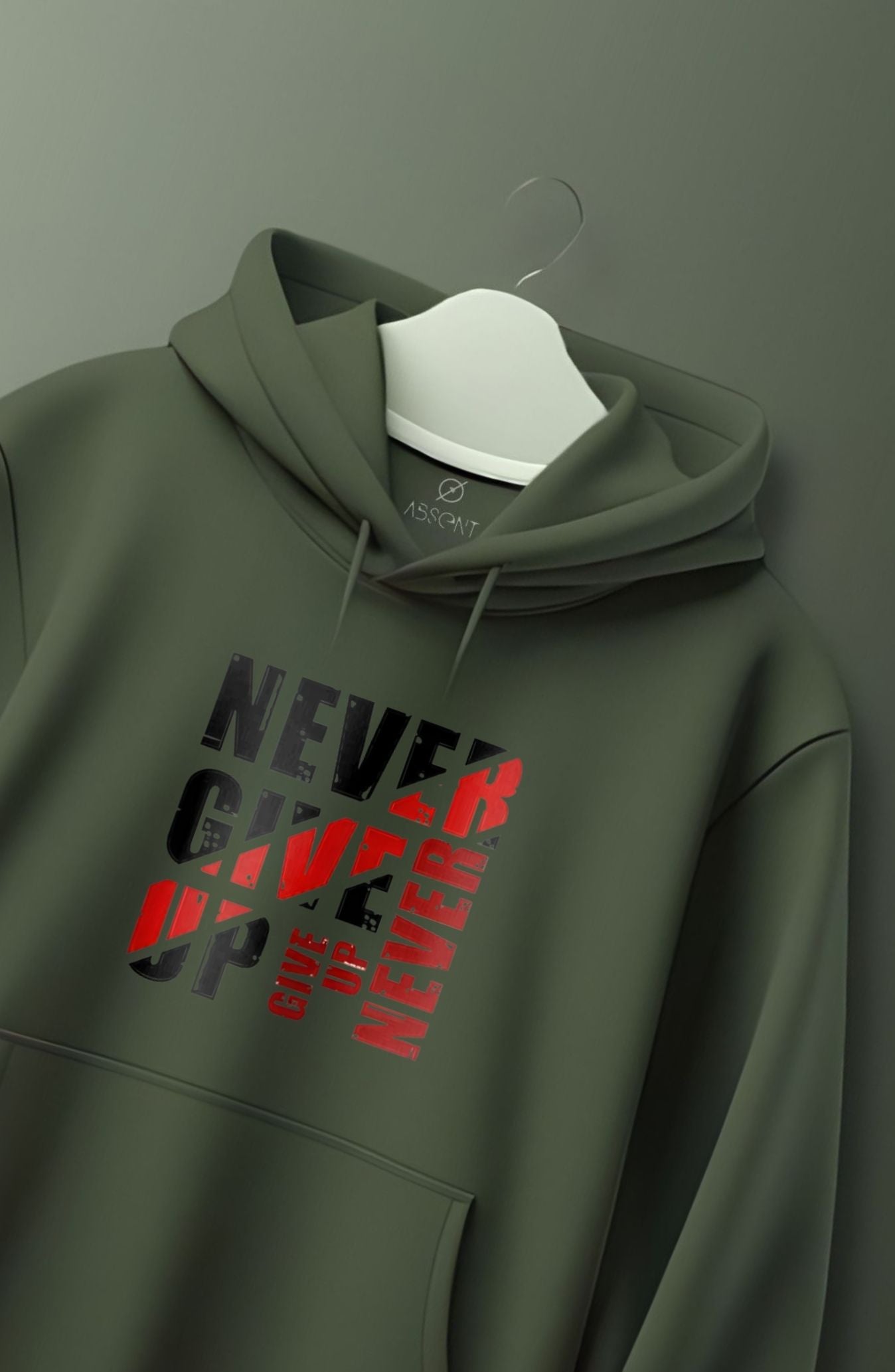 Never Give Up Classic Hoodie