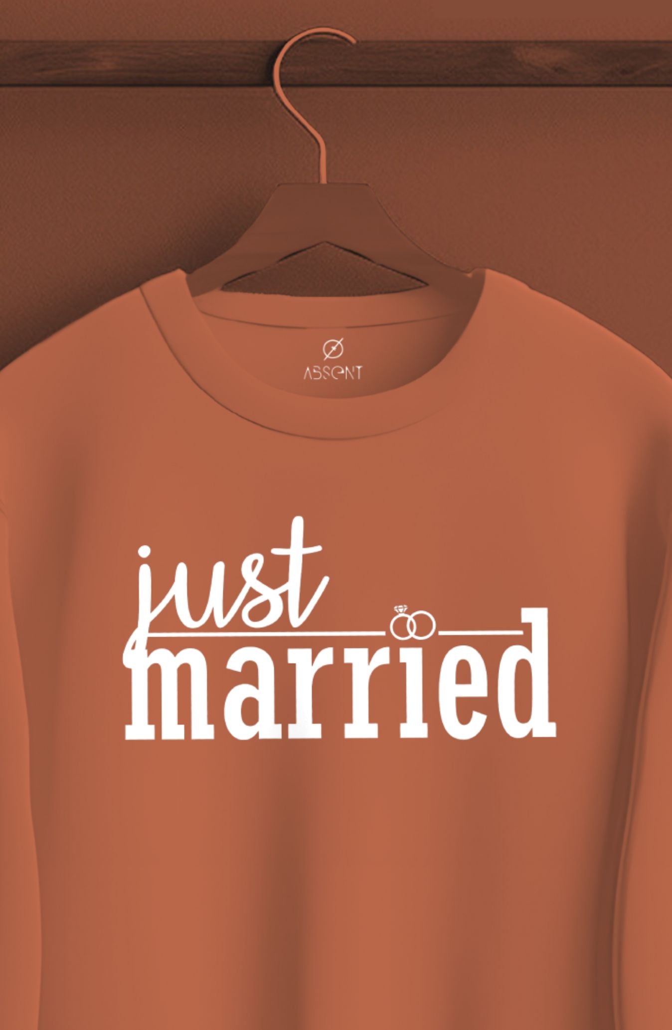 Just Married Classic Sweatshirt