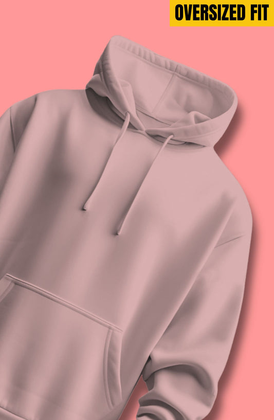 Light Pink Oversized Hoodie