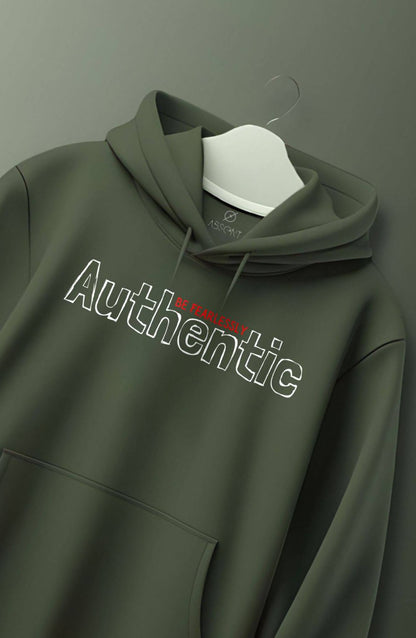 Be Fearlessly Authentic Printed Classic Hoodie