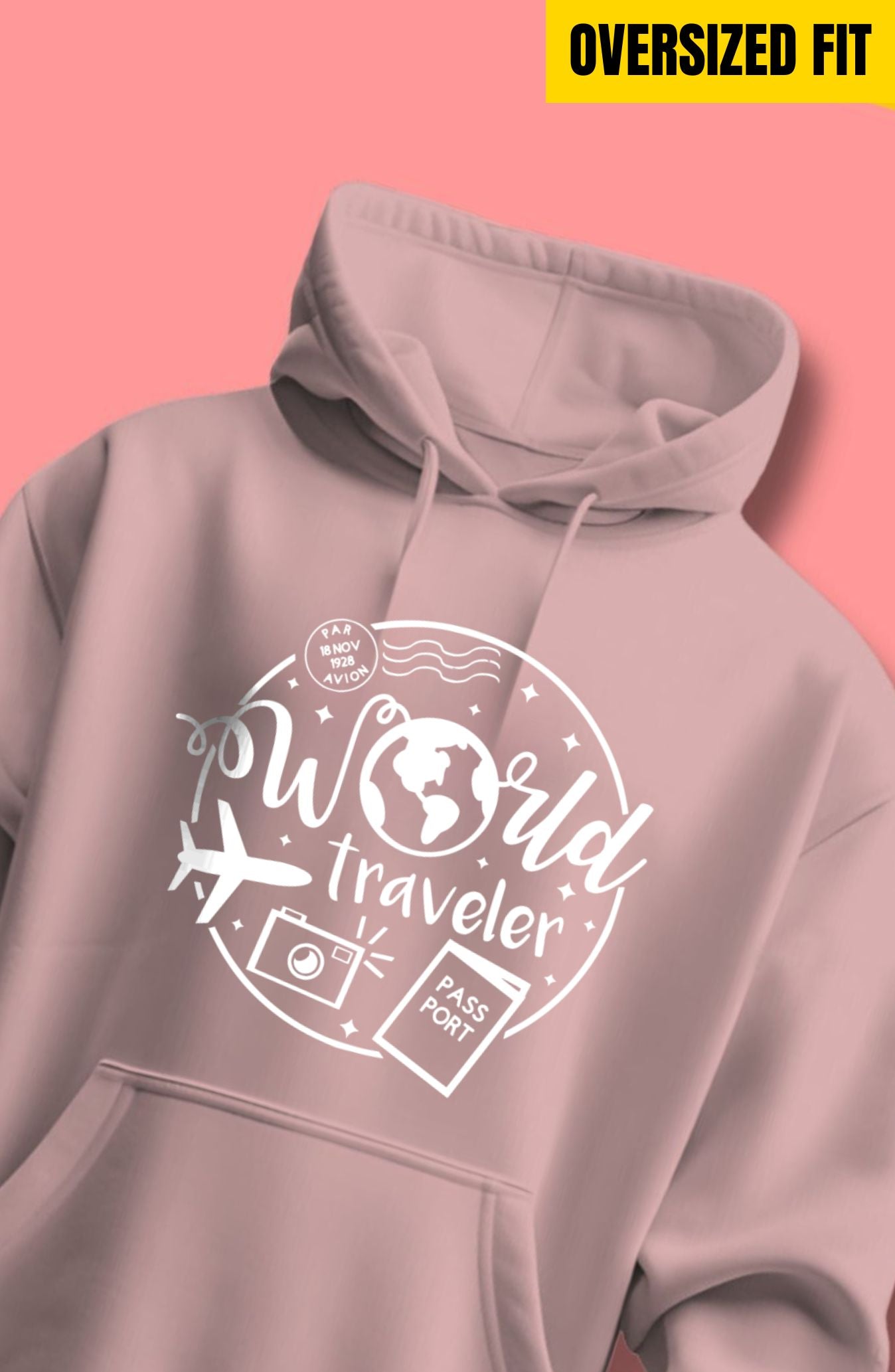 World Traveler Oversized Hoodie
