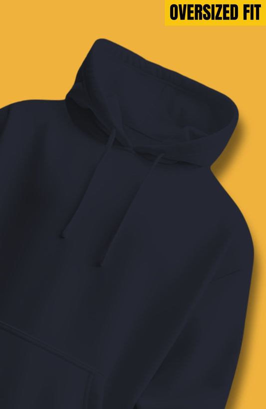 Navy Blue Oversized Hoodie