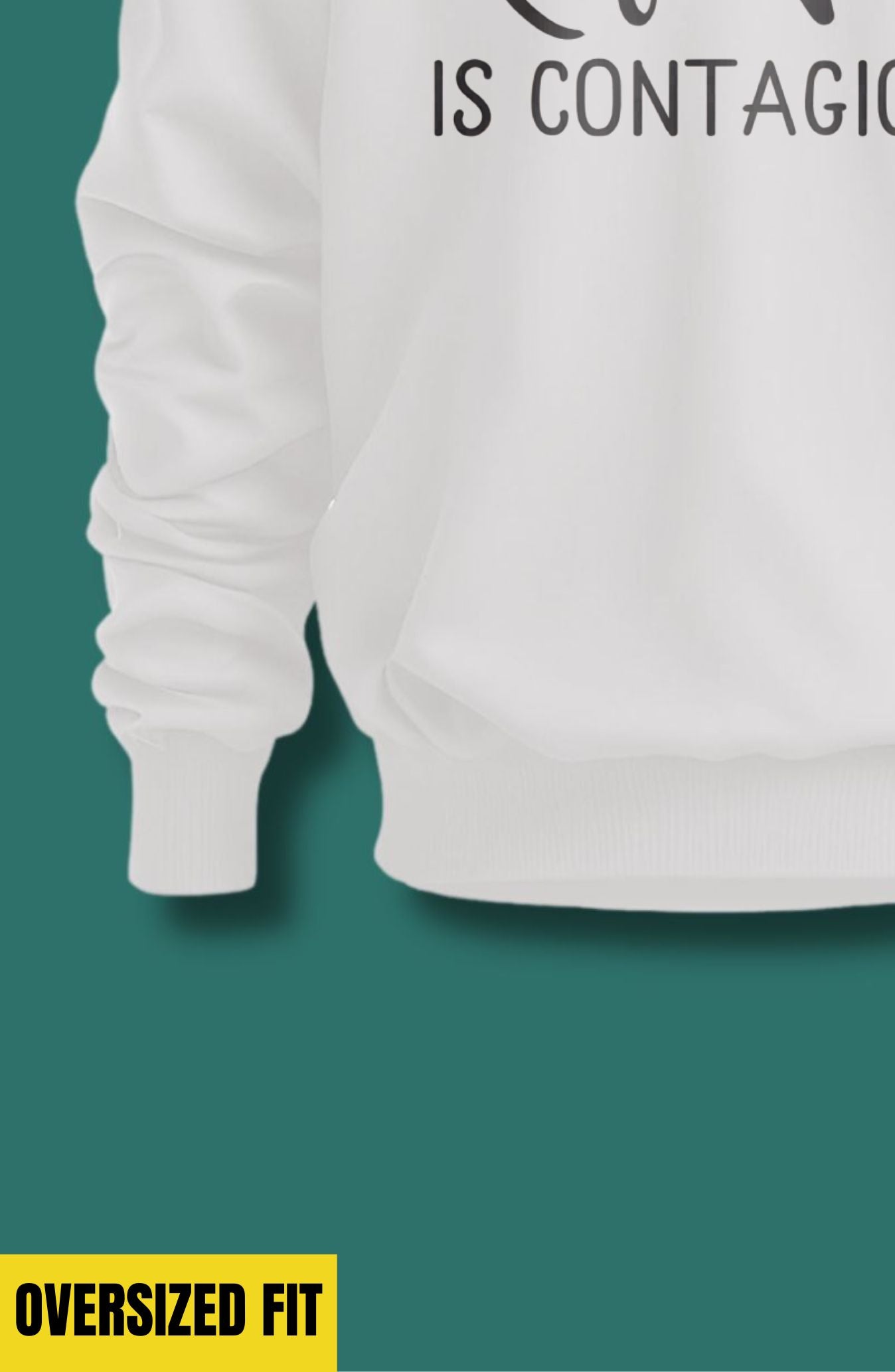 Kindness Is Contagious Oversized Sweatshirt