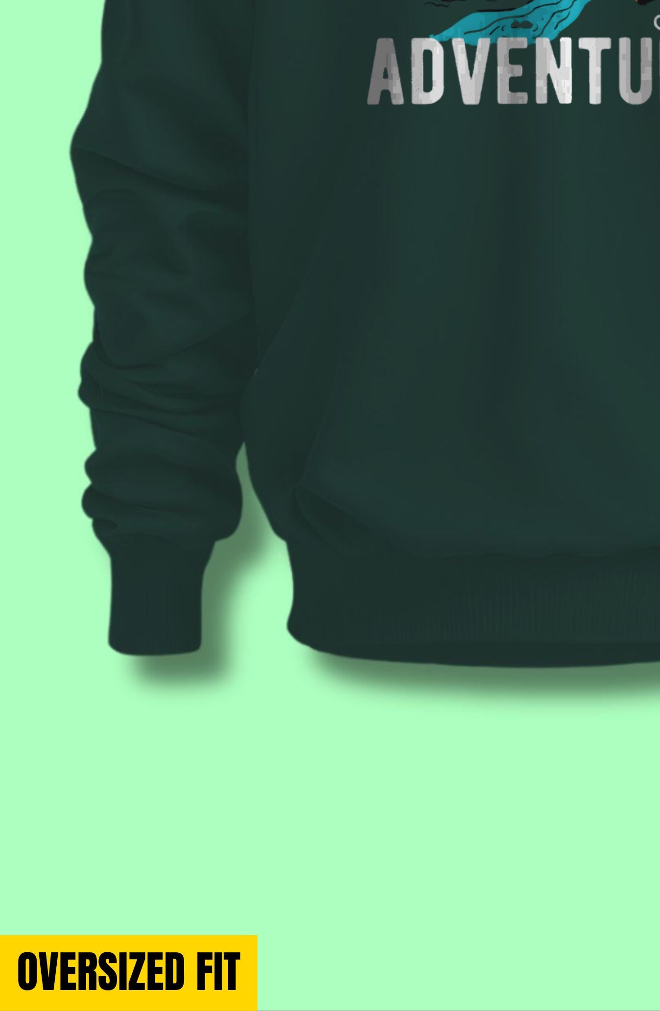 Seek Adventure Oversized Sweatshirt