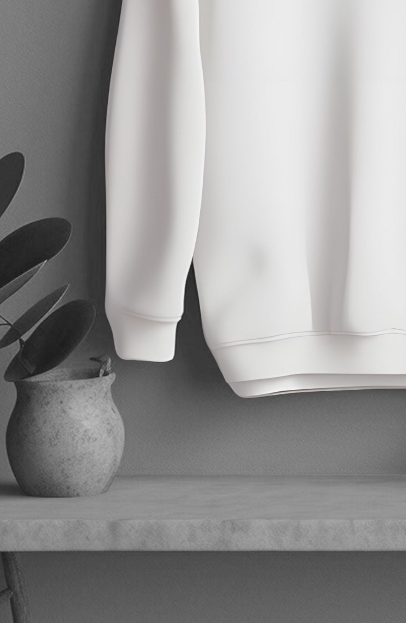White Classic Sweatshirt