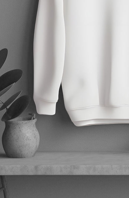White Classic Sweatshirt