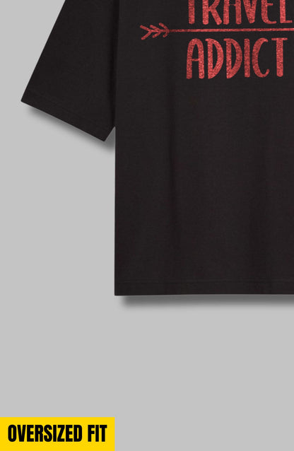Travel Addict Oversized T-Shirt
