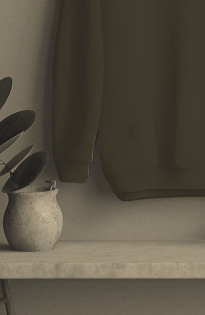 Olive Green Classic Sweatshirt