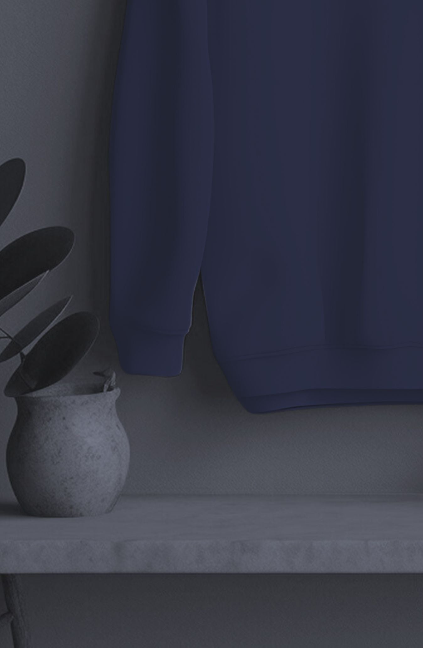 Navy Blue Classic Sweatshirt
