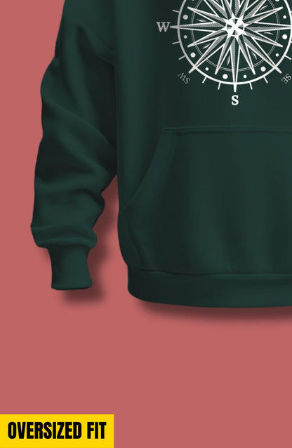 Compass Oversized Hoodie