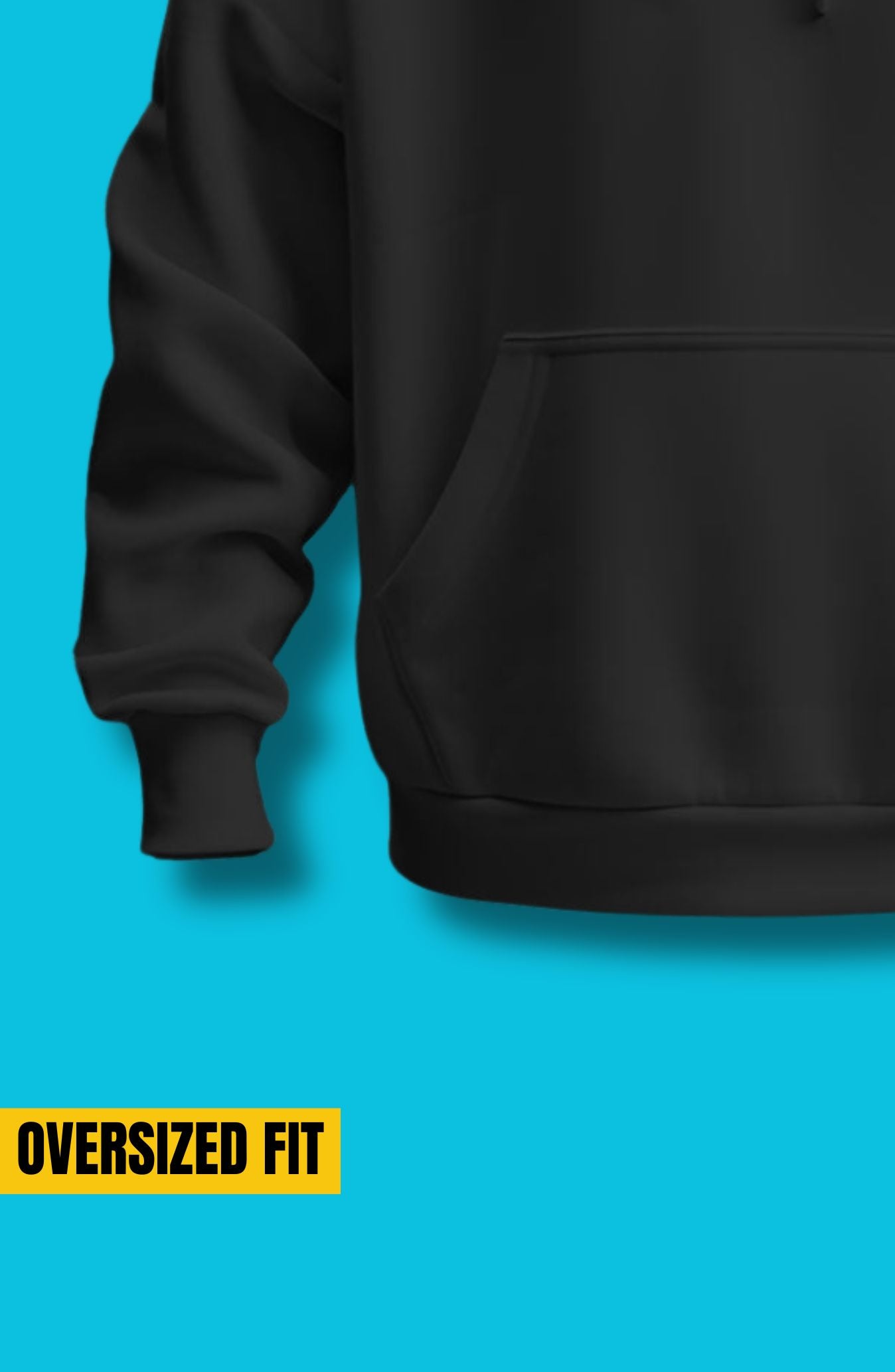 Black Oversized Hoodie