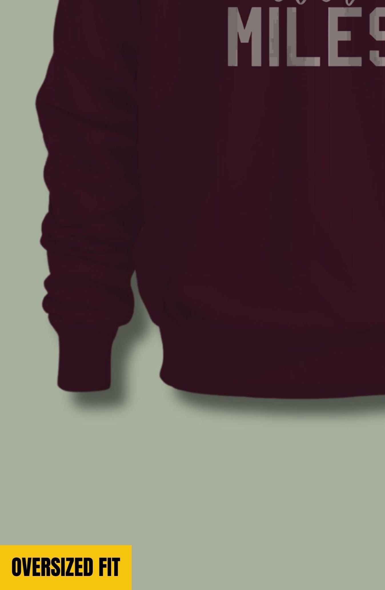 Mind Over Miles Oversized Sweatshirt
