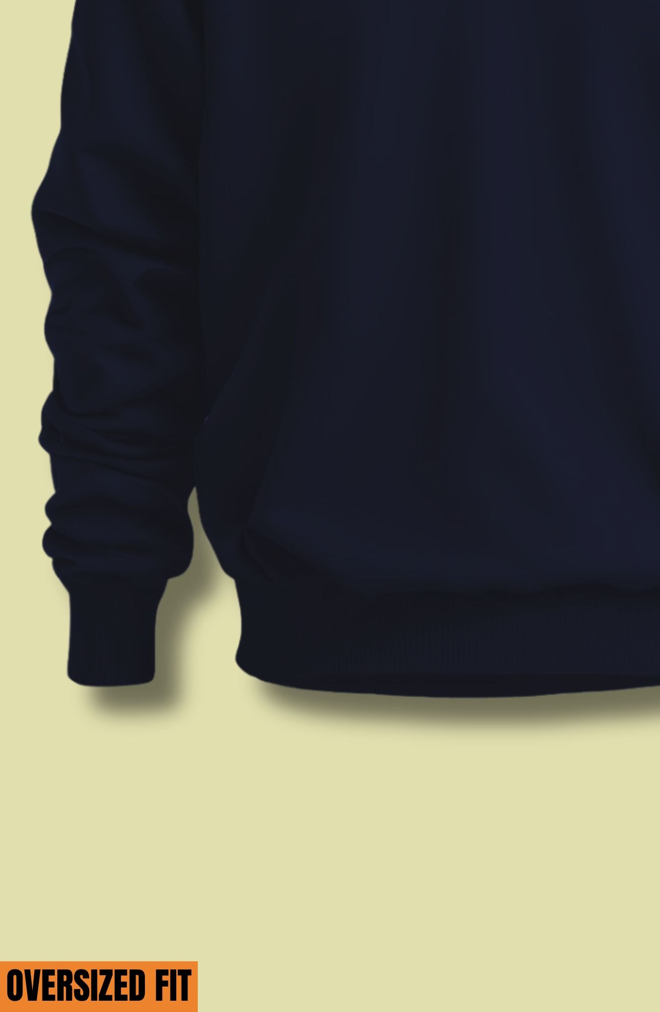 Navy Blue Oversized Sweatshirt