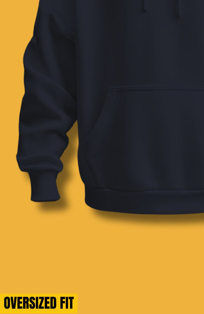 Navy Blue Oversized Hoodie