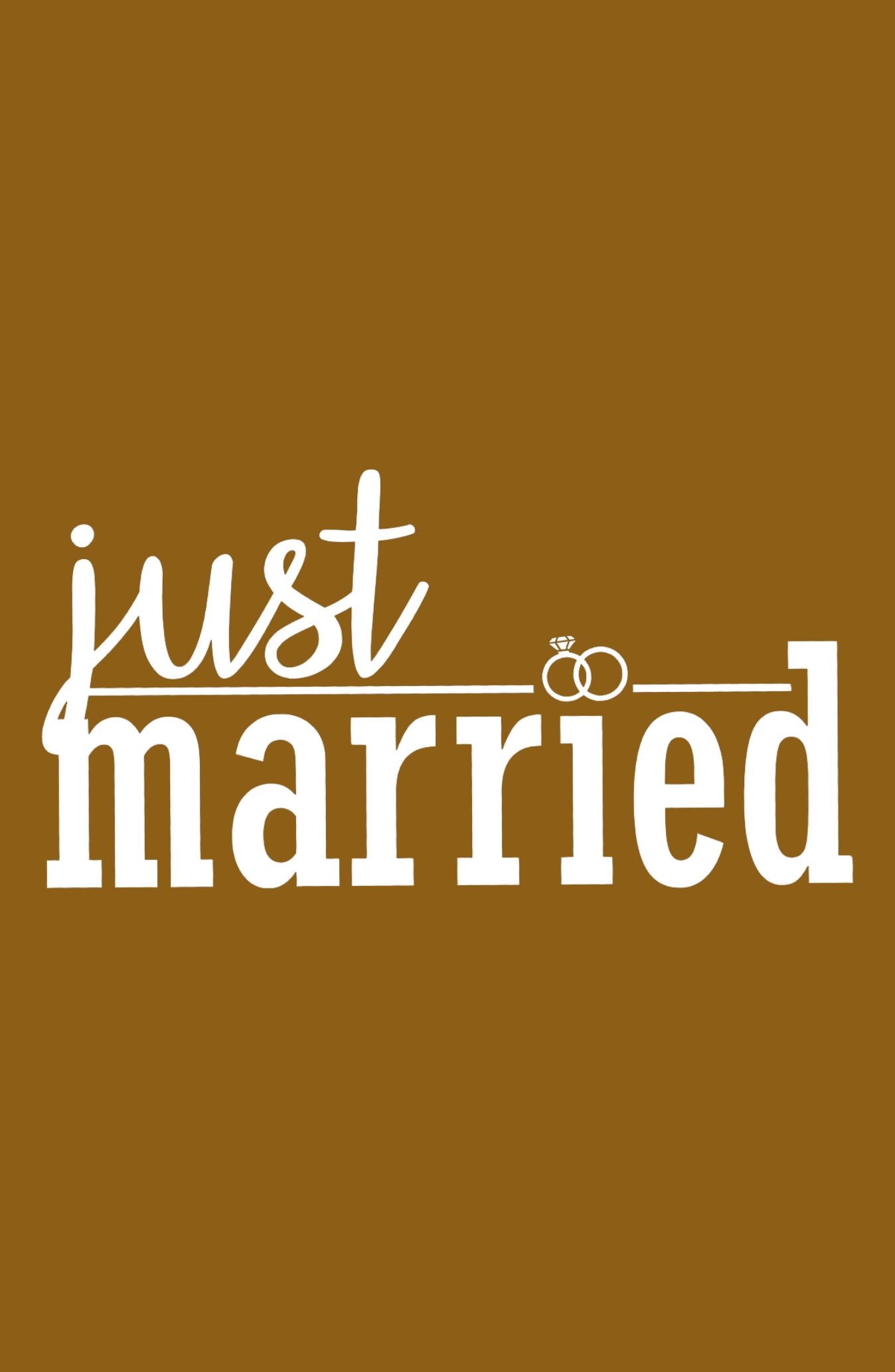 Just Married Classic Hoodie