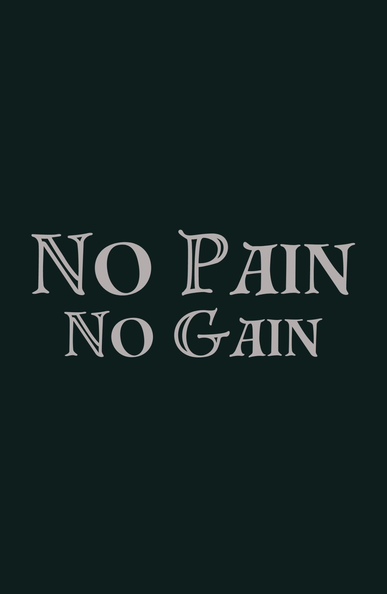 No Pain No Gain Oversized Hoodie