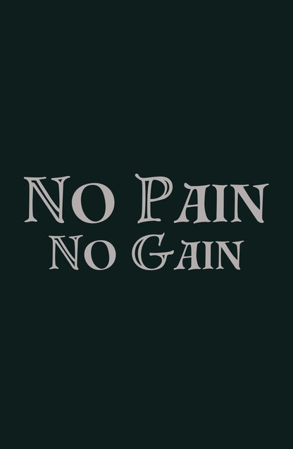 No Pain No Gain Oversized Hoodie