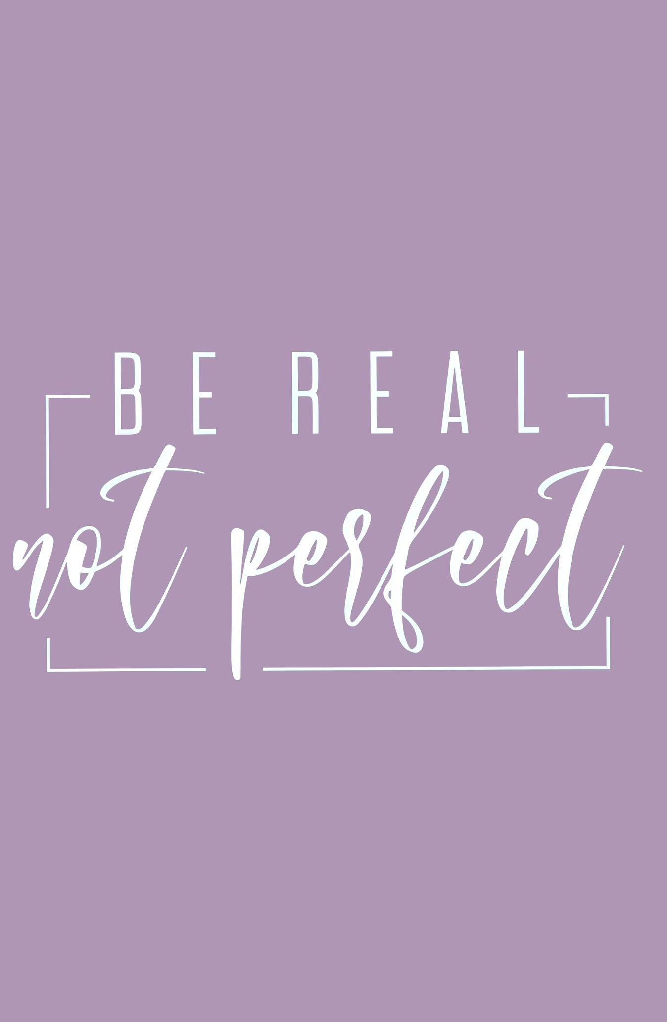 Be Real Not Perfect Oversized Hoodie