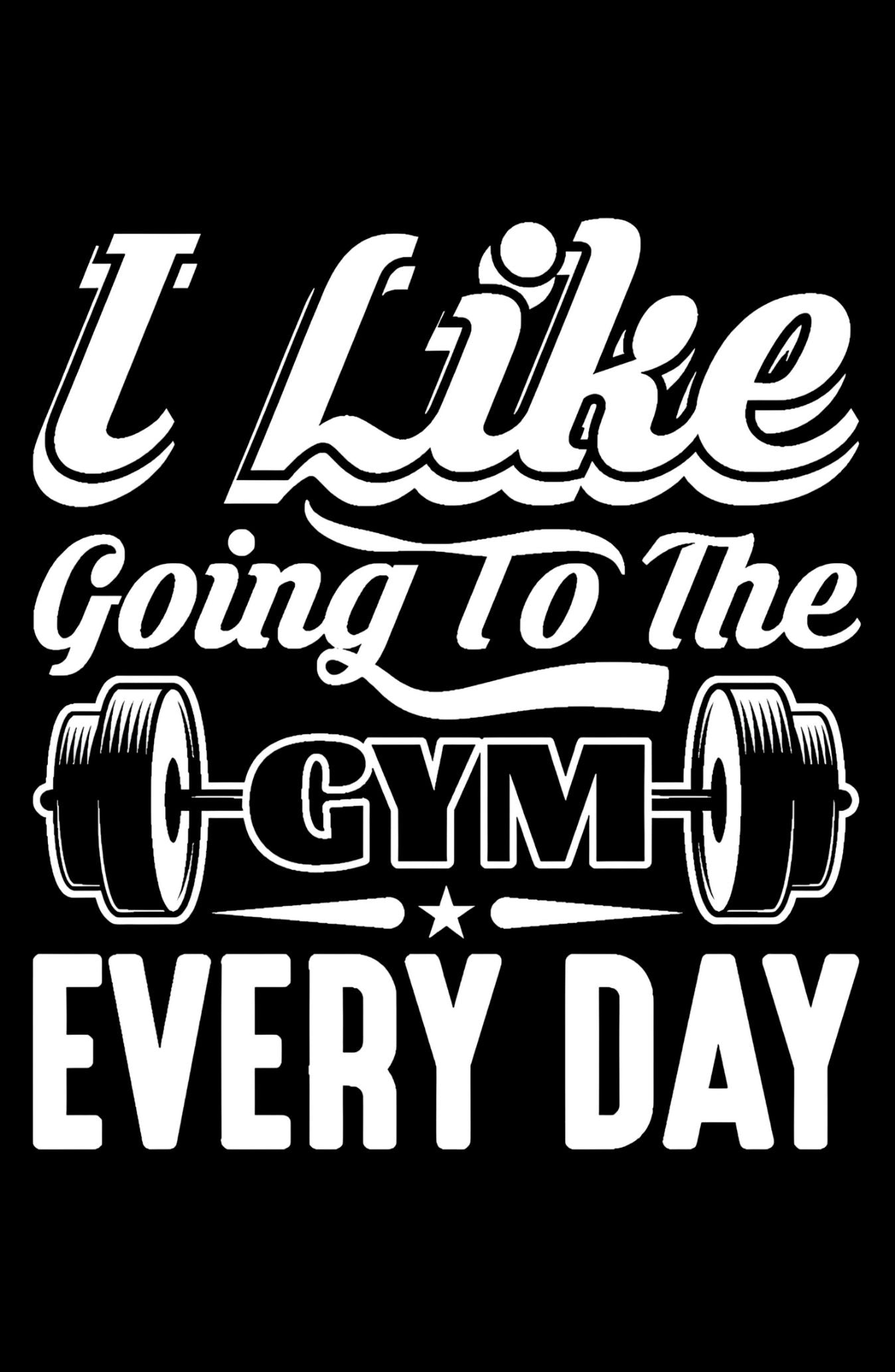 I Like Going To The Gym Every Day Oversized Sweatshirt