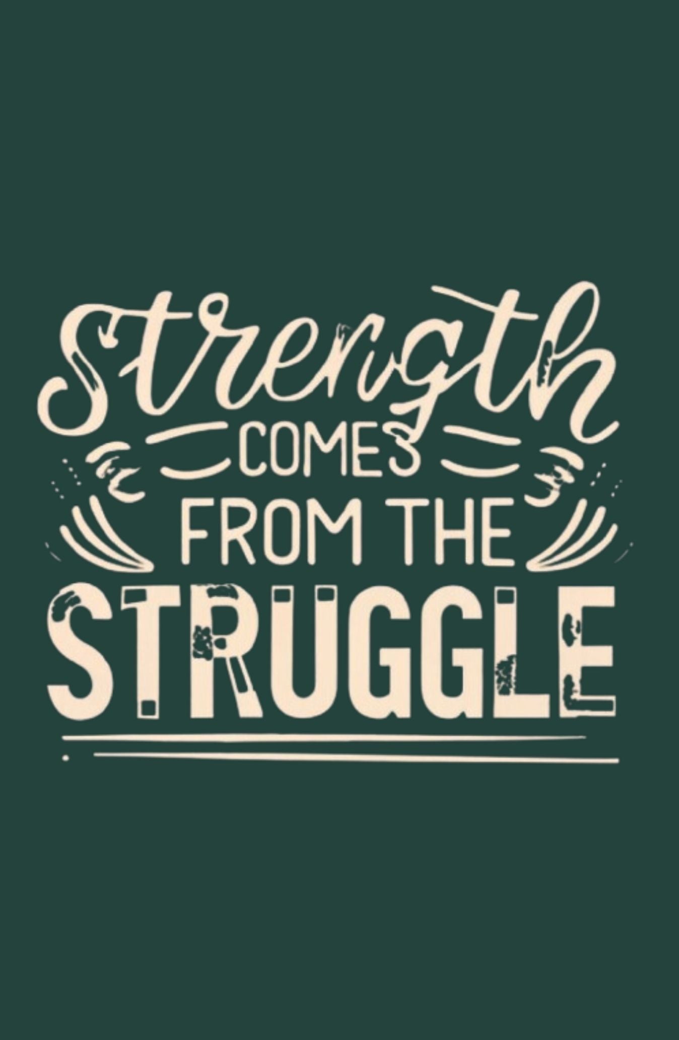 Strength Comes From The Struggle Oversized T-Shirt