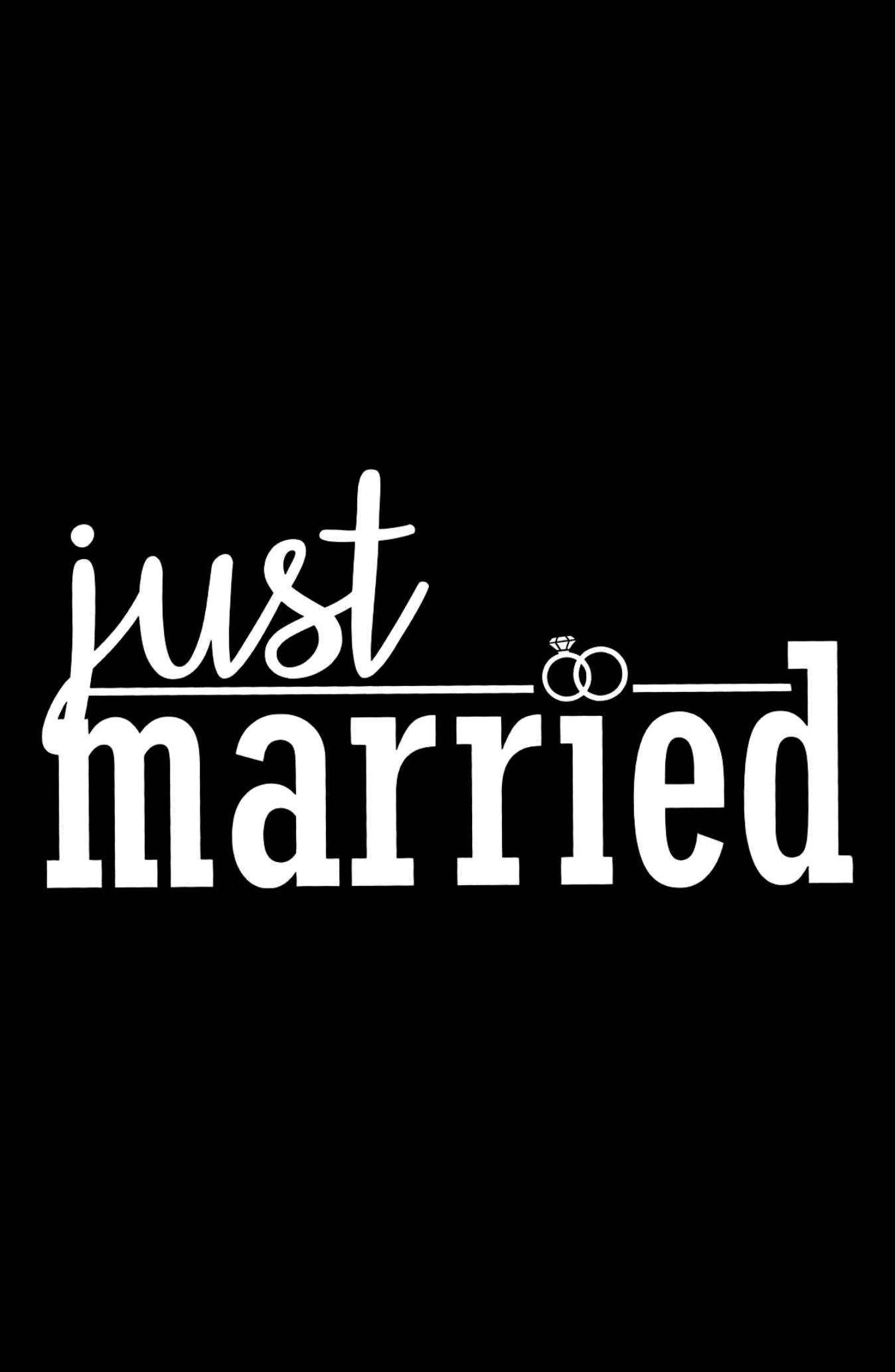 Just Married Oversized T-Shirt