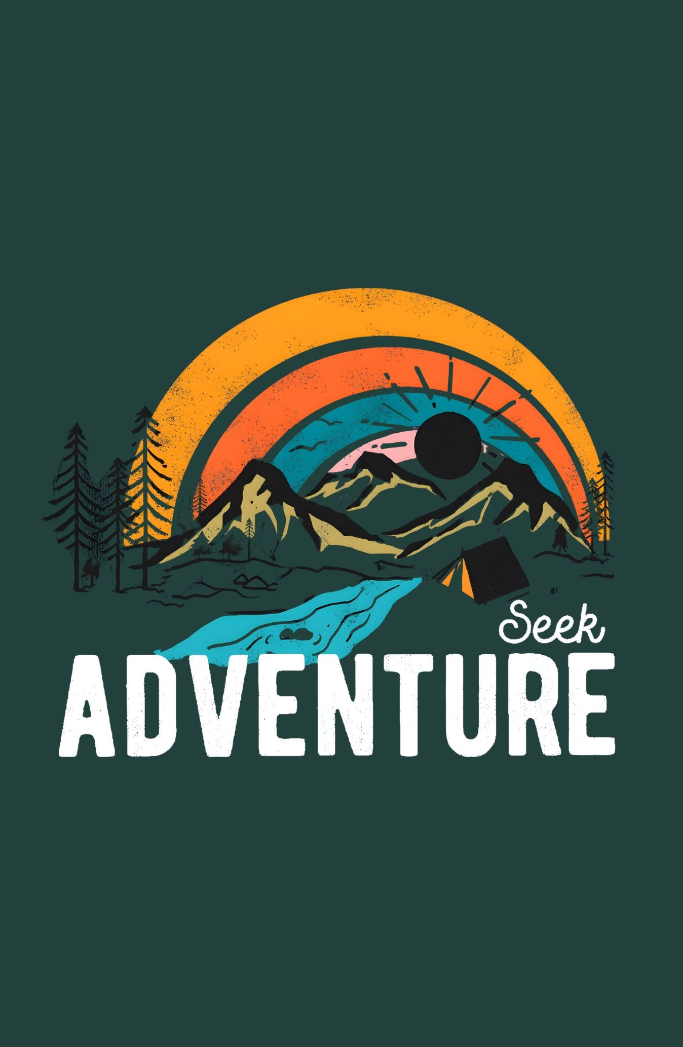 Seek Adventure Oversized T-Shirt