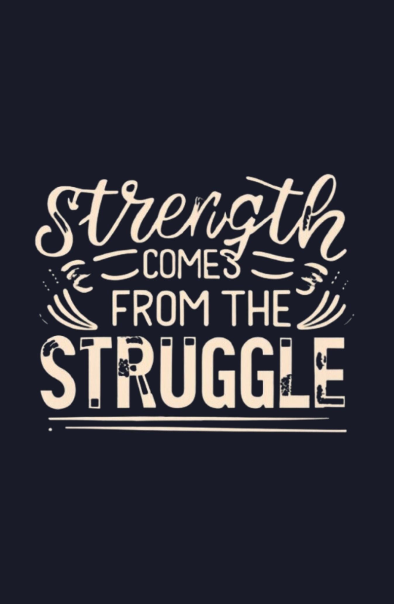 Strength Comes From The Struggle Oversized Sweatshirt