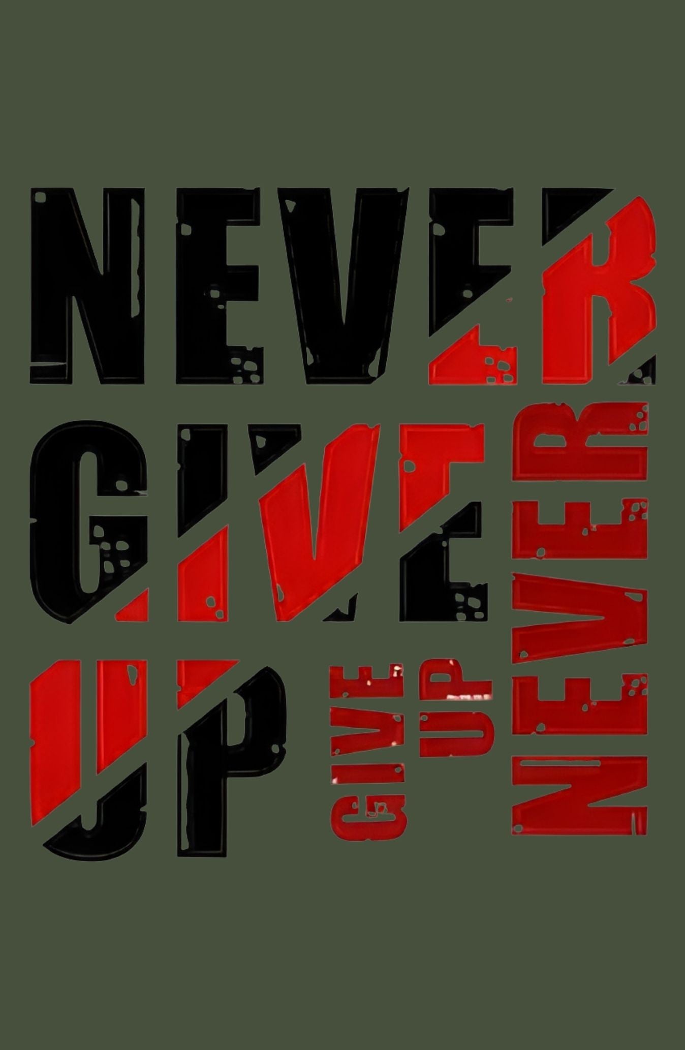 Never Give Up Classic Hoodie