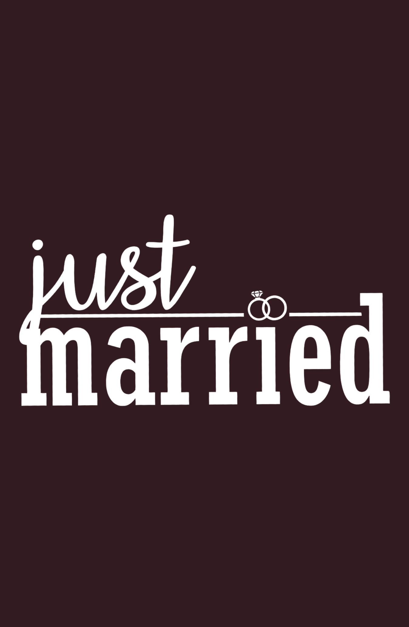 Just Married Oversized Hoodie