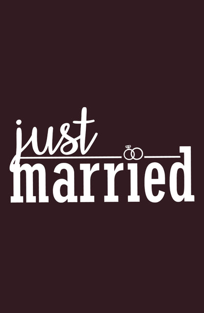Just Married Oversized Hoodie