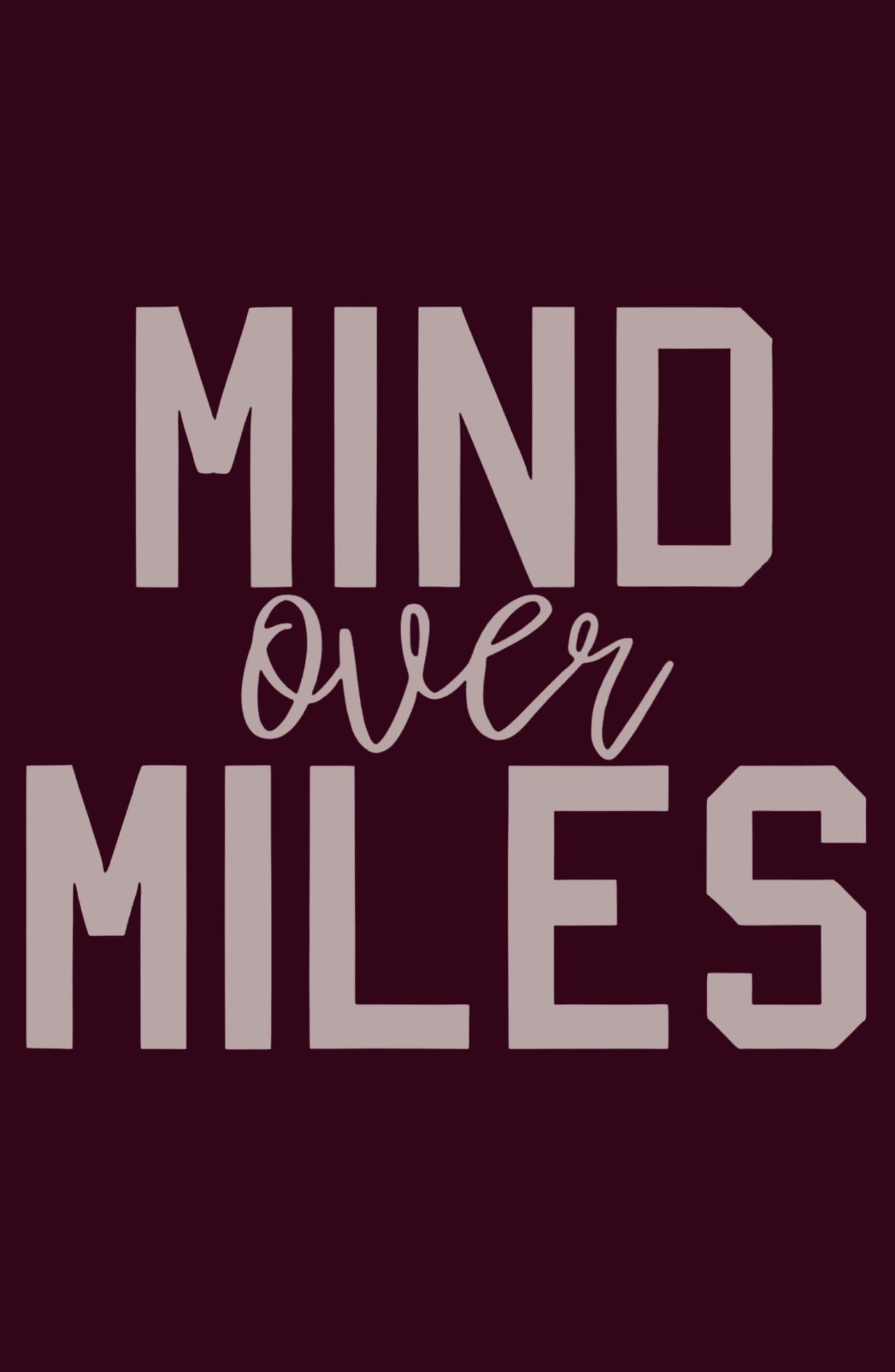 Mind Over Miles Oversized Sweatshirt