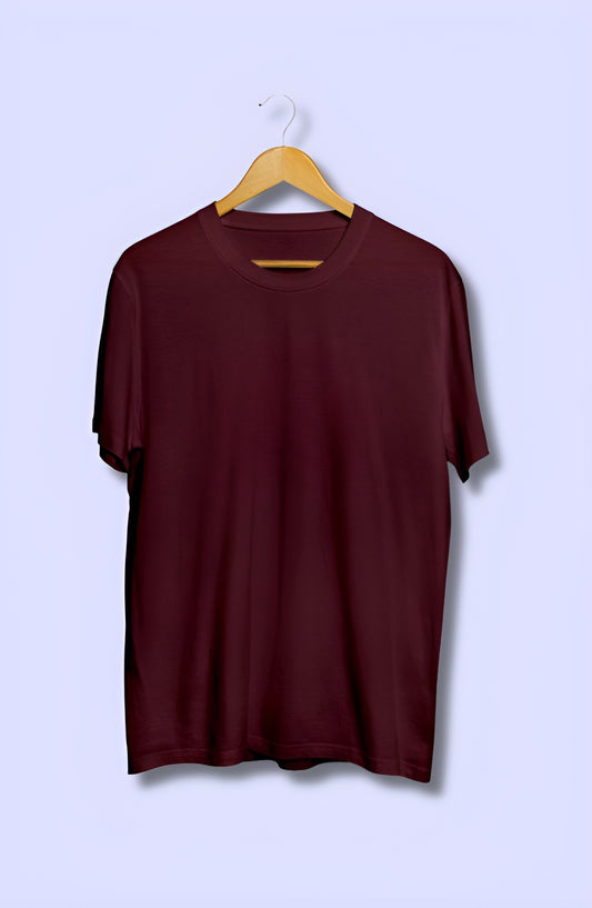 Maroon Half Sleeve T-Shirt