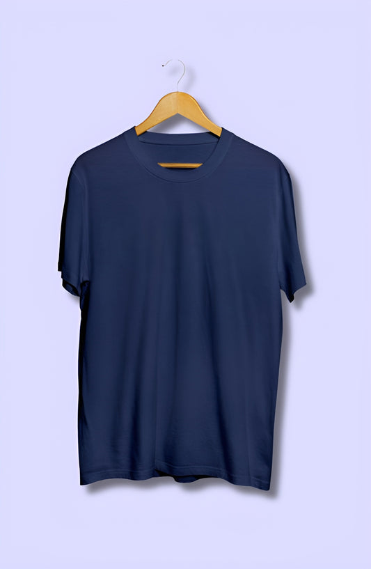 Navy Blue Half Sleeve T-Shirt