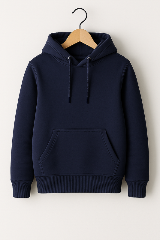 Navy Blue Classic Hoodie