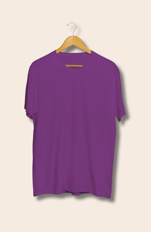 Purple Half Sleeve T-Shirt