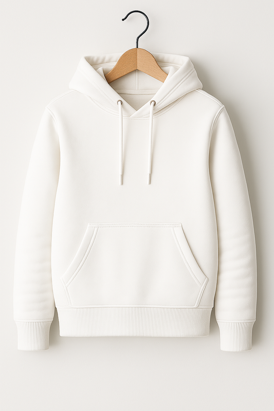 White Classic Hoodie