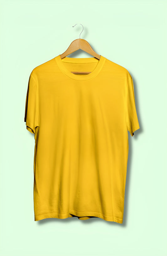 Yellow Half Sleeve T-Shirt